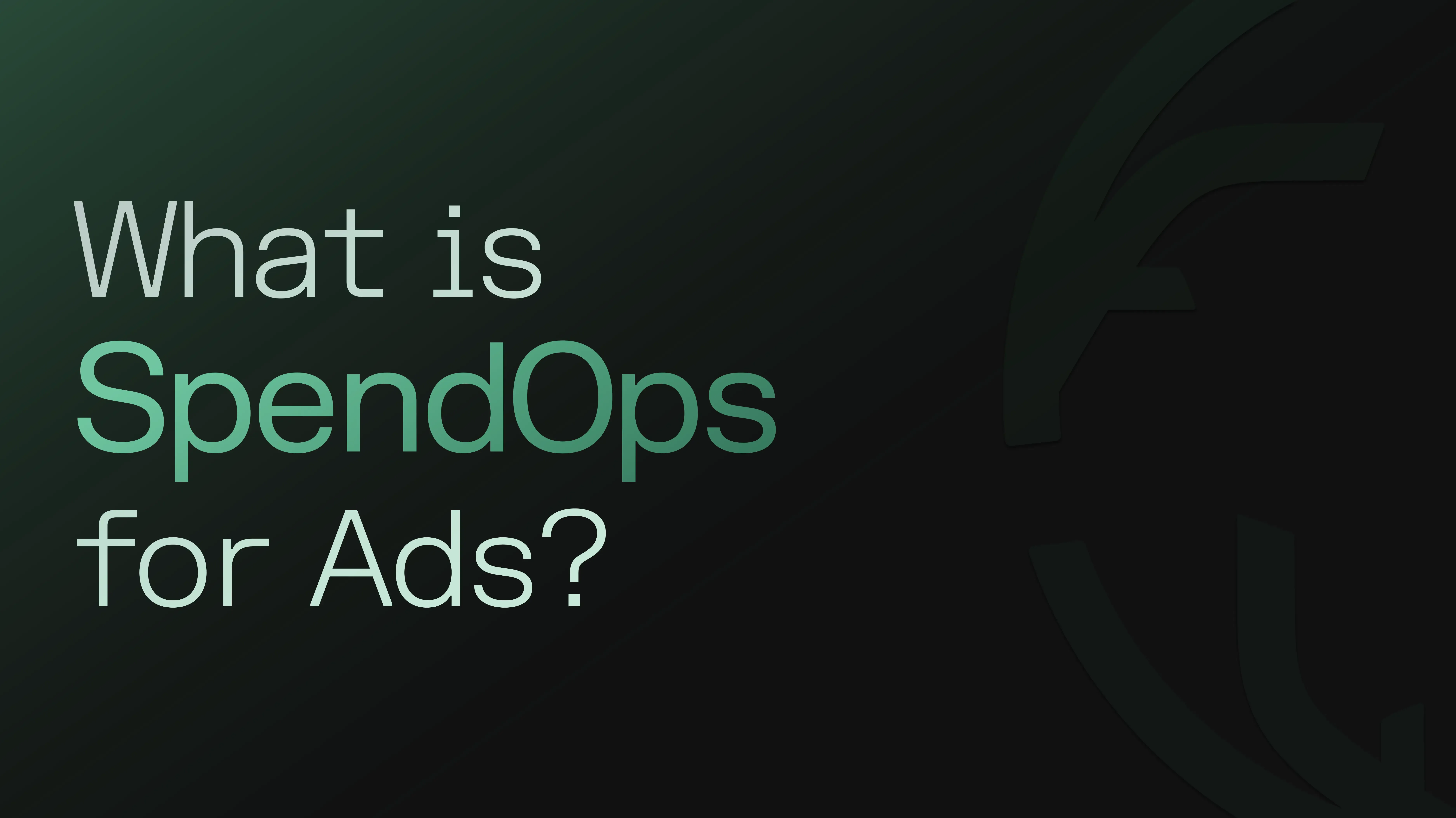 What is SpendOps?