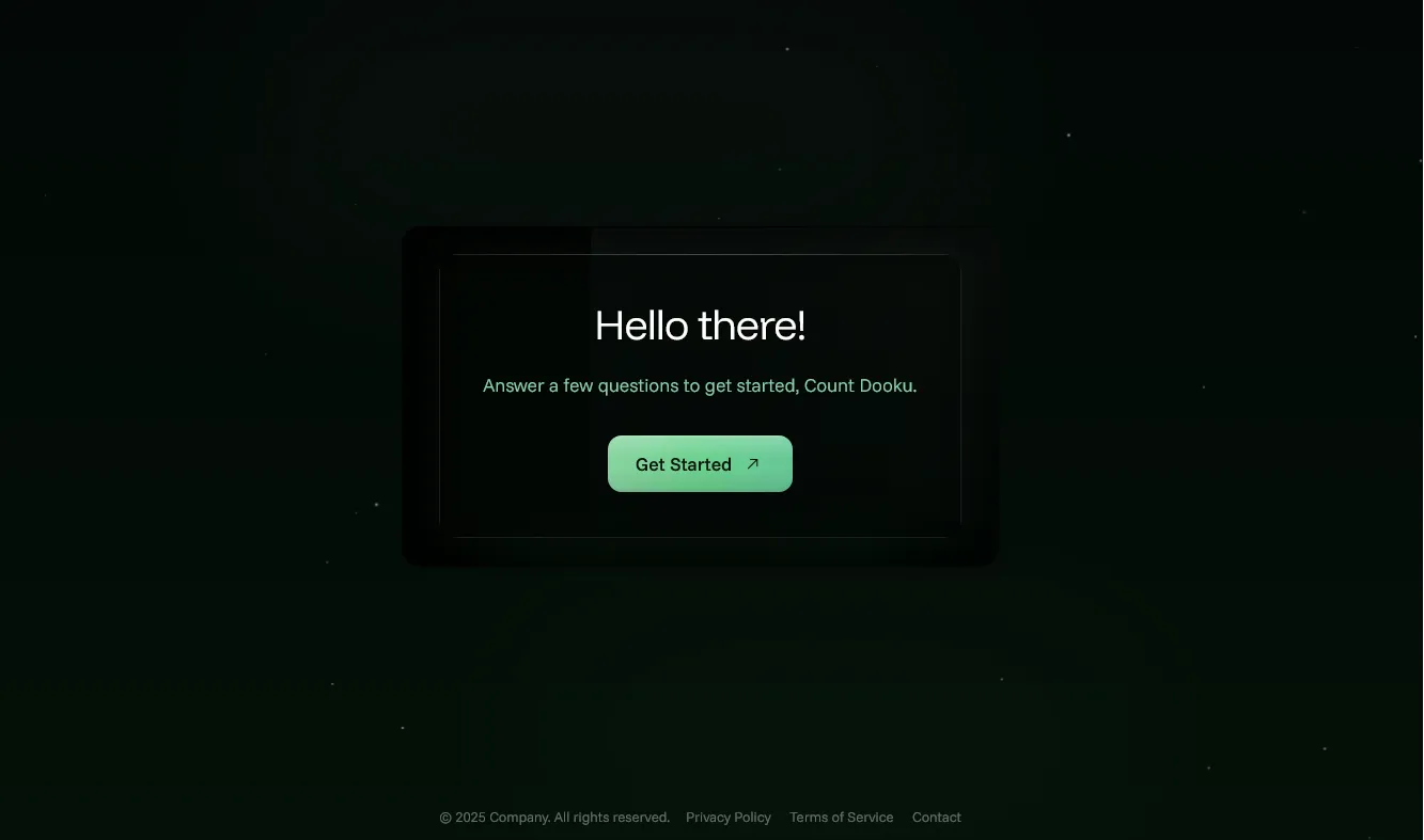 v0 AI-Styled Form Flow Template cover