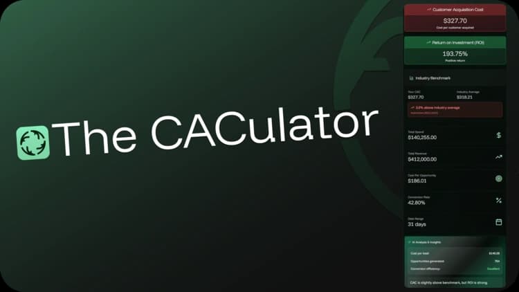 CACulator Tool - Customer Acquisition Cost Calculator