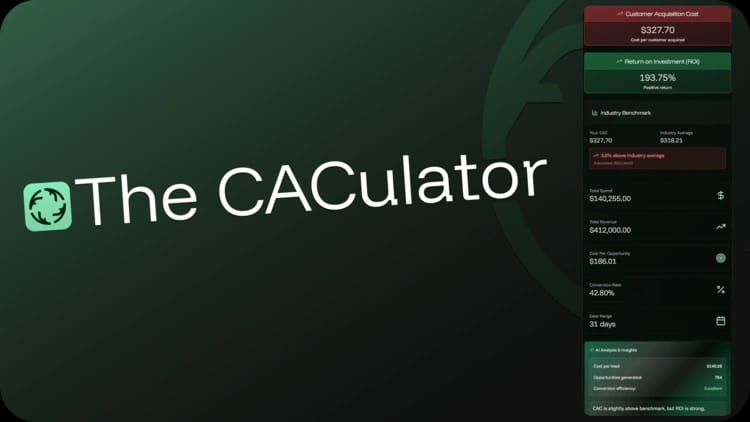 The CACulator – Customer Acquisition Cost & ROI Benchmarking Tool