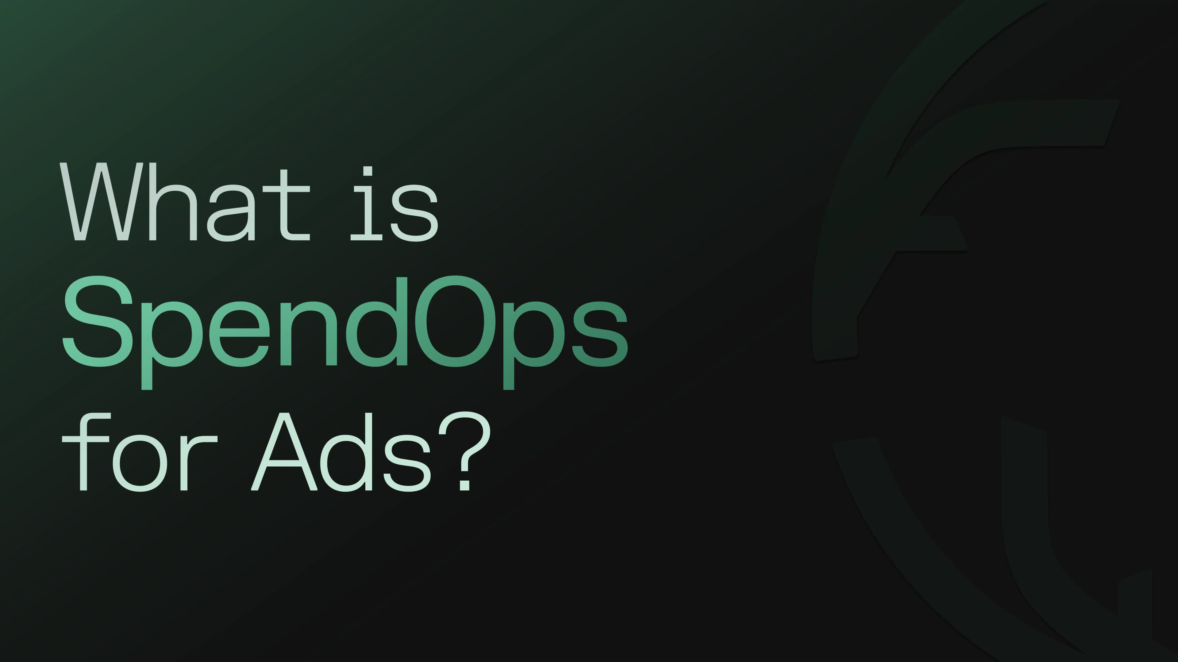 What is SpendOps?