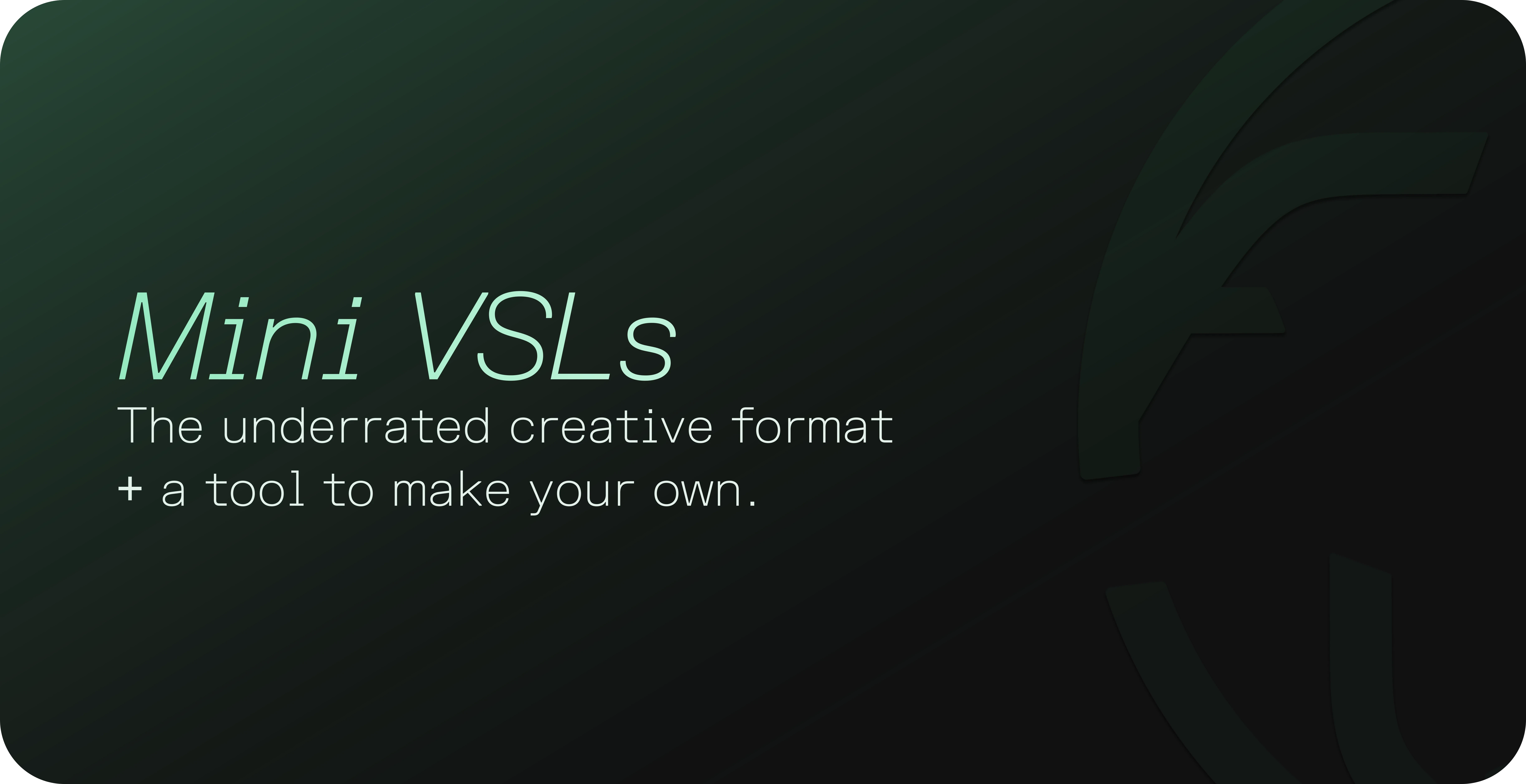 Mini VSL Generator cover
